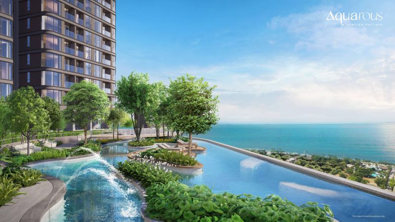 Luxusné apartmány, Aquarous Jomtien Pattaya, Thajsko - 10
