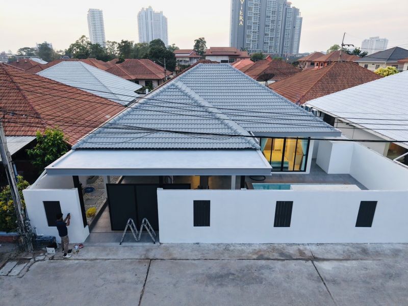 Moderná 5 izbová vila s bazénom v Thajsku-Pattaya - 19