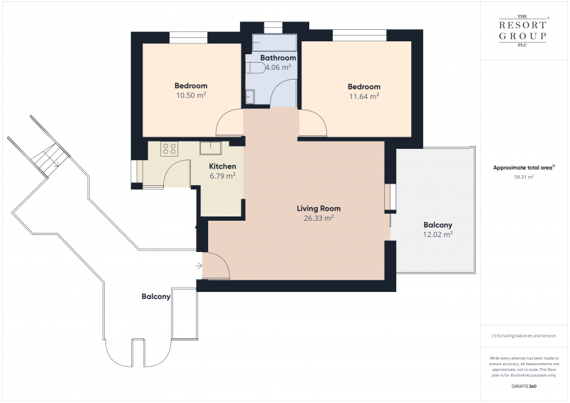 3 izbový apartmán MELIÃ Tortuga Beach Resort, Kapverdy - 2