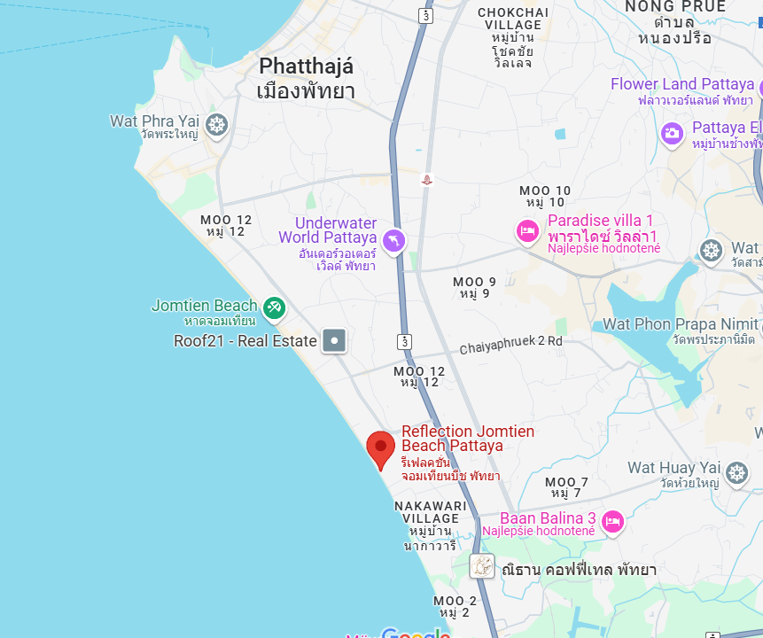 3 izbový apartmán v Thajsku-Pattaya-50 metrov od mora!! - 14