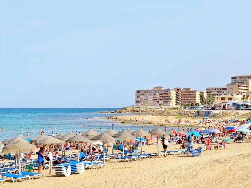 Apartmán 4+kk s bazénom a terasou Torrevieja-La Mata, Španielsko - 19