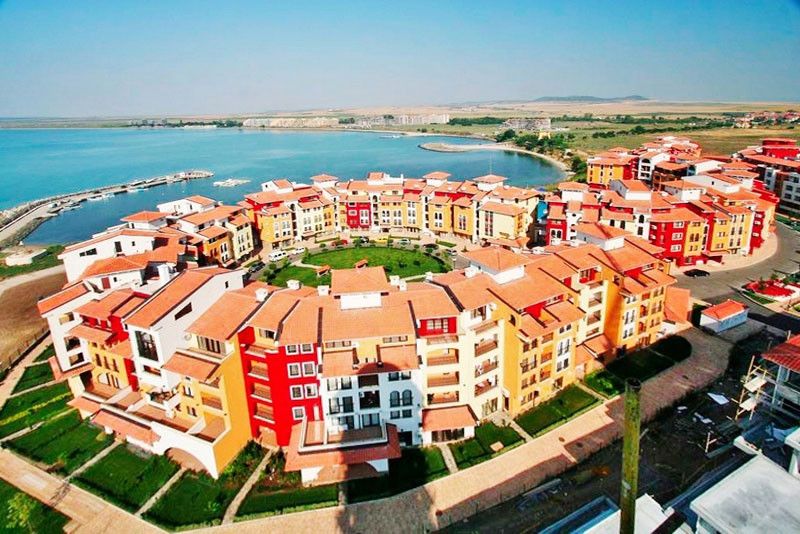 Štúdio 1+kk s balkónom a bazénom Aheloy-Bulharsko - 12