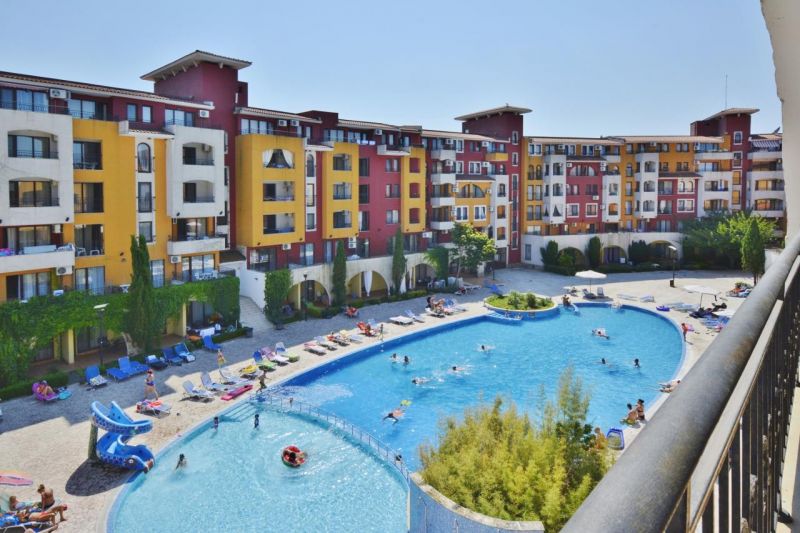 Štúdio 1+kk s balkónom a bazénom Aheloy-Bulharsko - 15