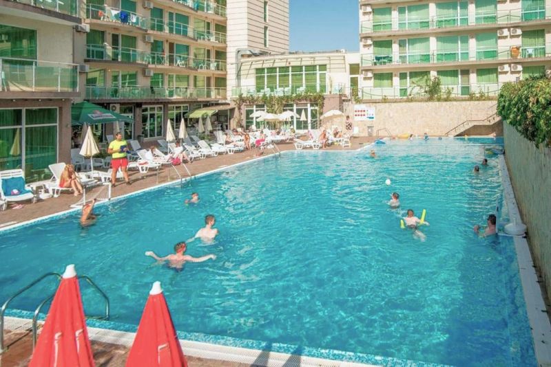 Apartmán 2+kk s balkónom a bazénom Sarafovo-Bulharsko - 12