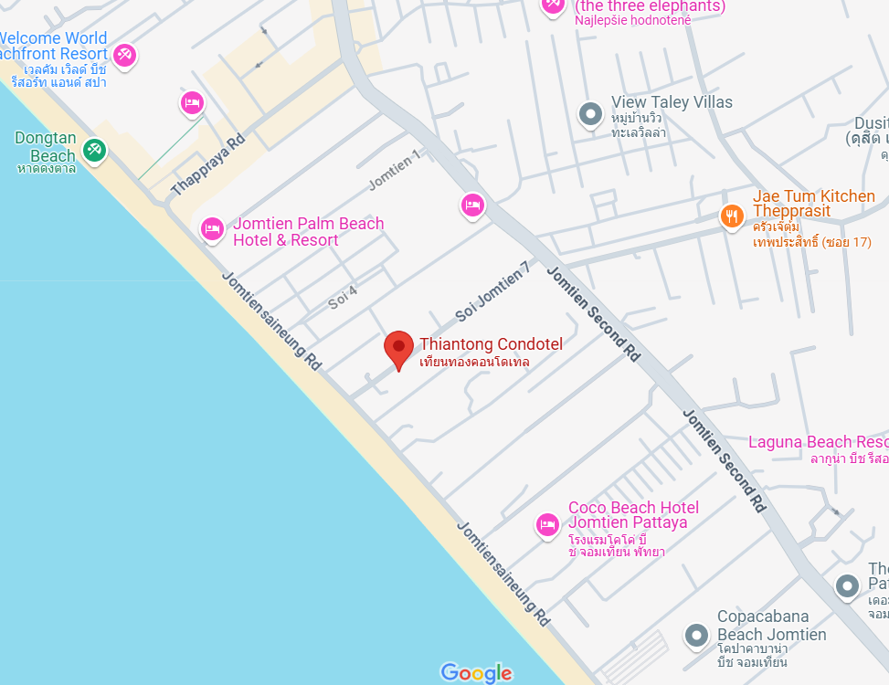Thajsko-Pattaya-1 izbový apartmán-štúdio-50 metrov od mora - 15