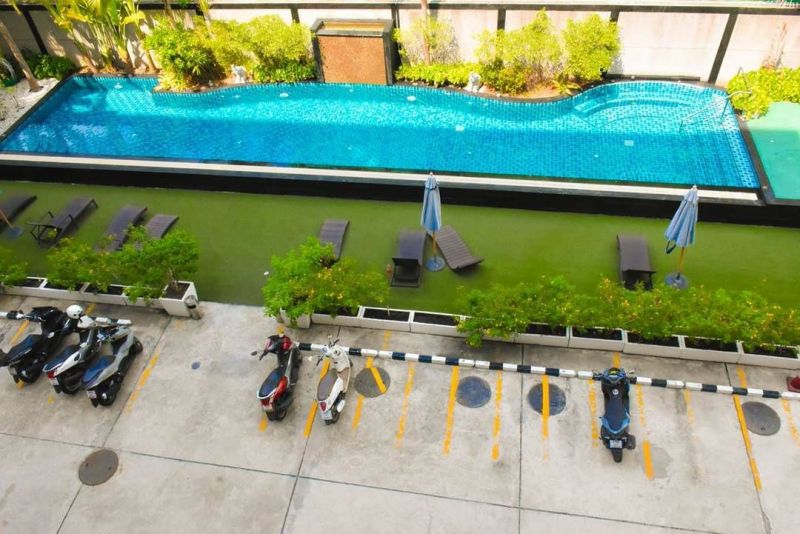 Thajsko-Pattaya-2izbový apartmán s balkónom-Water Park Condo - 10