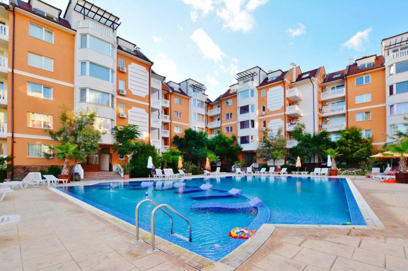 Apartmán 2+kk s balkónom a bazénom Slnečné Pobrežie, Bulharsko - 1