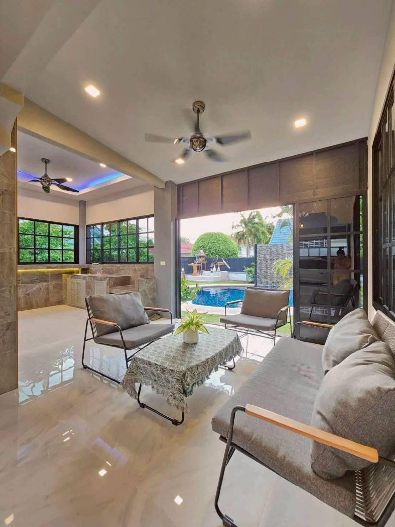 5 izbová vila s bazénom v Thajsku-Pattaya-jazero Map Prachan - 5