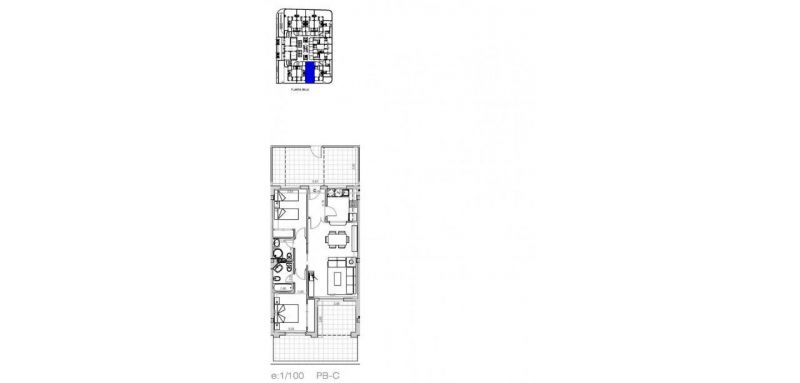 Apartmán 3+kk Orihuela Costa-Lomas de Cabo Roig, Španielsko - 17