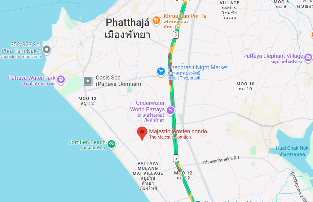 Thajsko-Pattaya-1 izbový apartmán-štúdio-Majestic Condo - 19