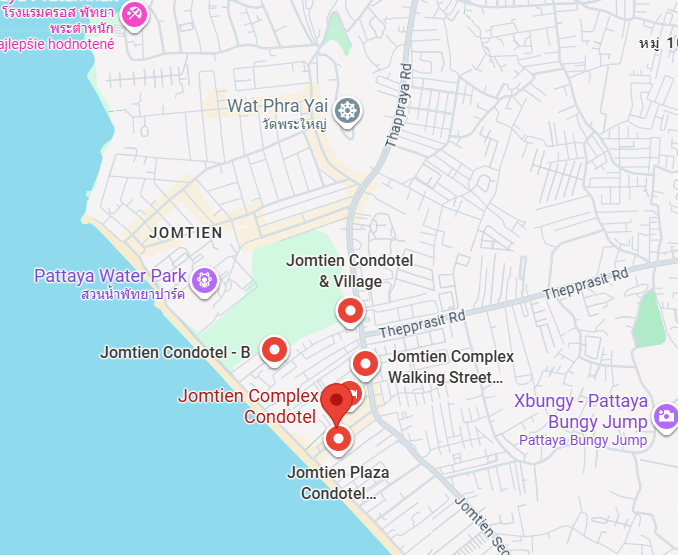 Thajsko-Pattaya-veľký apartmán-štúdio-Jomtien Complex Condo - 17