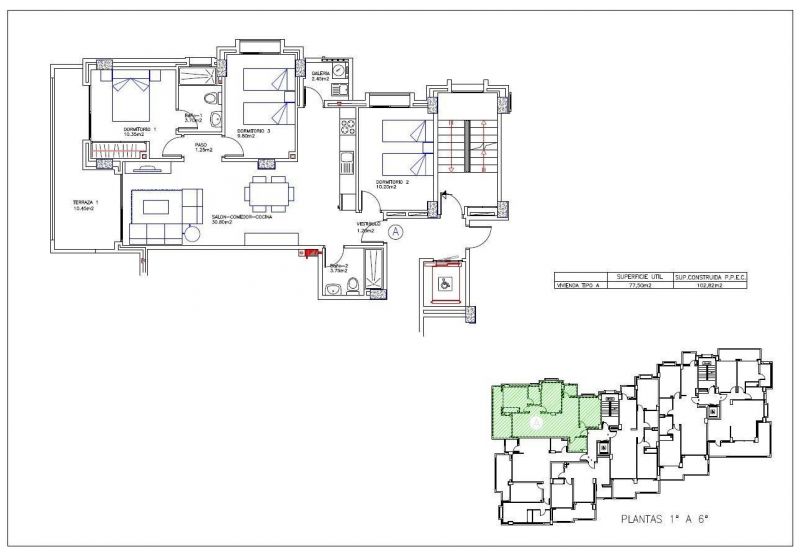 Apartmán 4+kk Murcia-La Manga del Mar Menor, Španielsko - 3