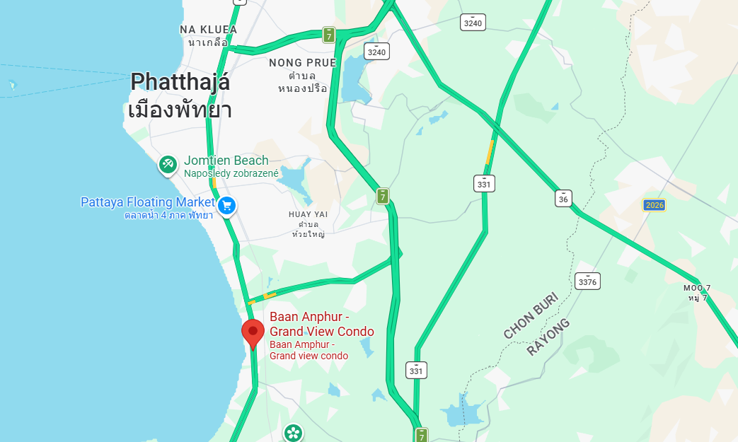 Thajsko-Pattaya-2 izbový apartmán-Baan Anphur Grand View - 15