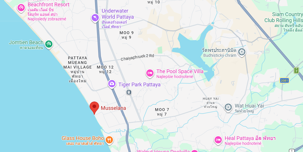 Thajsko-Pattaya-2 izbový apartmán na pláži-Musselana Condo - 19