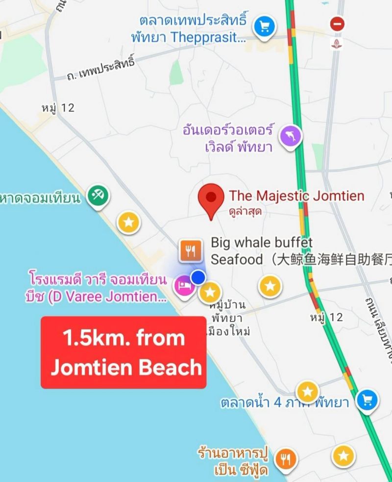 Thajsko-Pattaya-Jomtien-1 izbový byt-Majestic Condo - 18