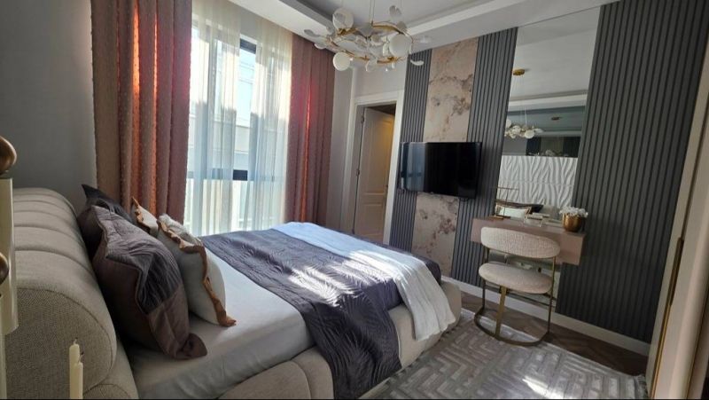 Luxusný apartmán na predaj v Alanyi – prvá línia pri mori, moderná rezidencia s výhľadom na more APM - 13