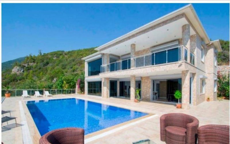 Moderná 5-izbová vila Alanya na predaj s vlastným bazénom - Alanya Bektaş APM - 1