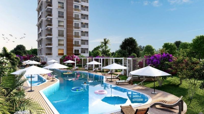 Cenovo dostupné nové byty na splátky v Mersin Tece pri mori APM - 1