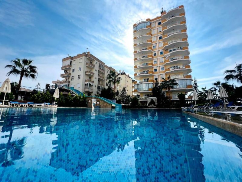 Zariadený byt s výhľadom na more na predaj Mahmutlar Alanya APM - 1