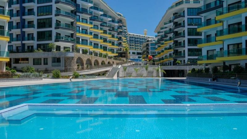 Zariadený byt s výhľadom na more Alanya Kargıcak Turecko APM - 1