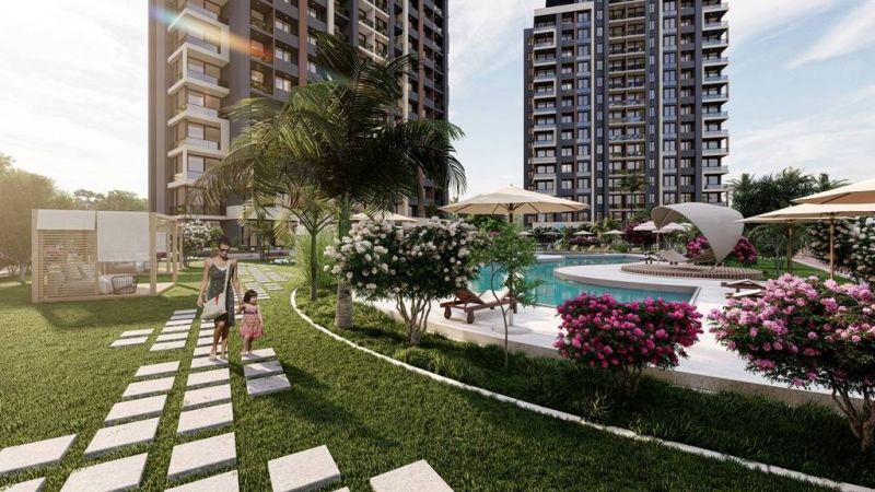 Nehnuteľnosti v komplexe s bazénom v blízkosti mora Mersin Erdemli Turecko APM - 9