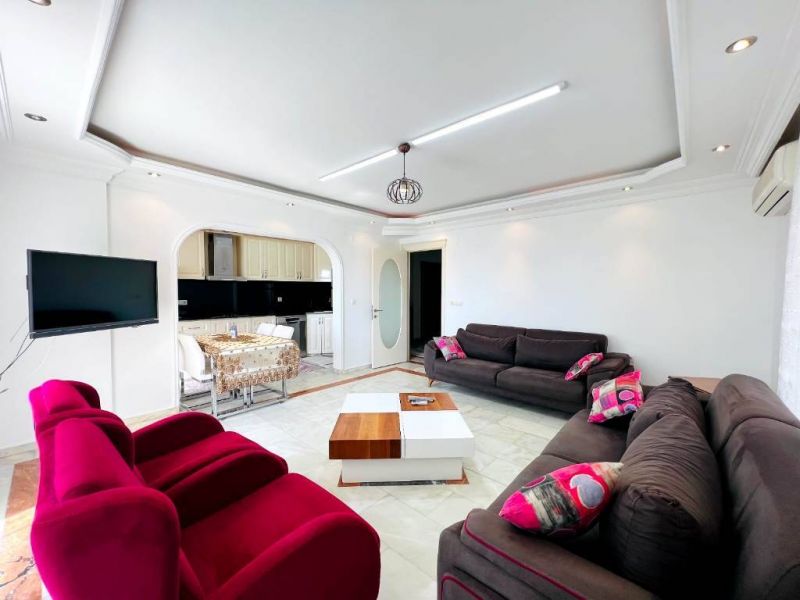 Zariadený byt s výhľadom na more na predaj Mahmutlar Alanya APM - 9