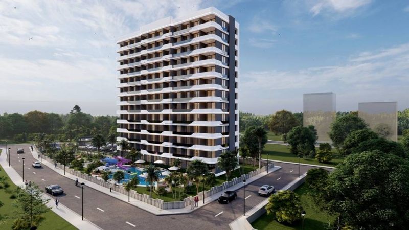Štýlovo moderné apartmány sa nachádzajú v Erdemli, Mersin APM - 14