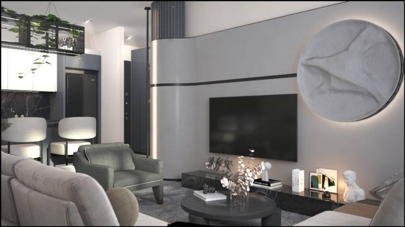 Štýlovo moderné apartmány sa nachádzajú v Erdemli, Mersin APM - 3