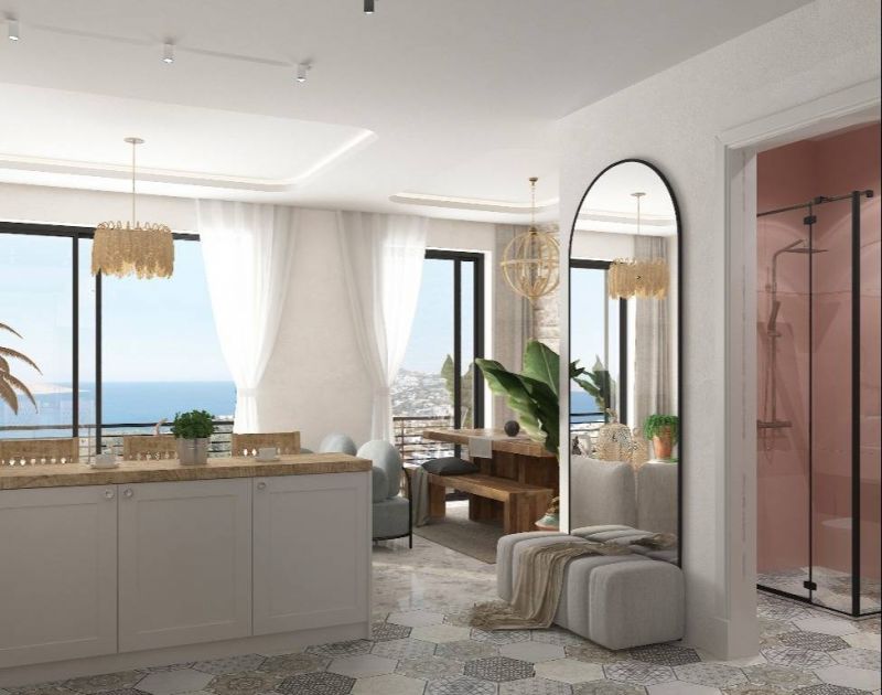 Nové vily vo výstavbe v pokojnej lokalite v Muğla - Bodrum APM - 5