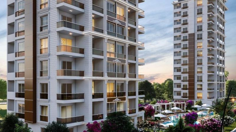 Cenovo dostupné nové byty na splátky v Mersin Tece pri mori APM - 14