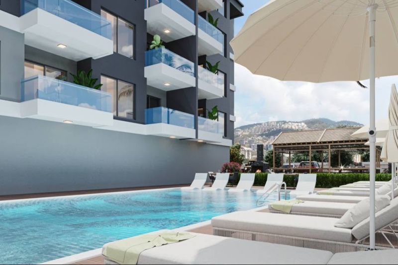 Novopostavené apartmány Kargicak Alanya, len 250 m od krásnej pláže APM - 16