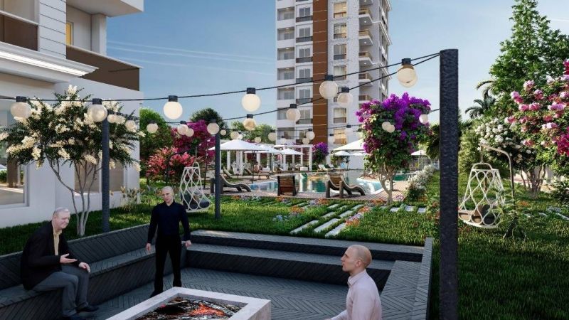 Cenovo dostupné nové byty na splátky v Mersin Tece pri mori APM - 10