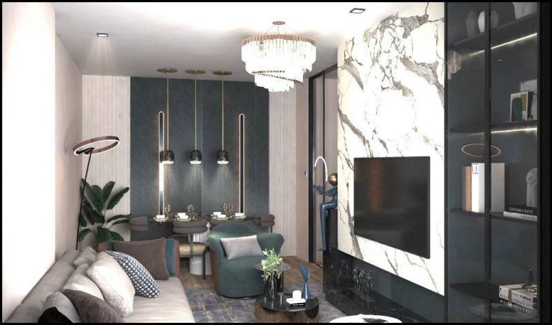Štýlovo moderné apartmány sa nachádzajú v Erdemli, Mersin APM - 2