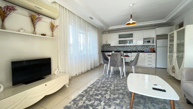 Zariadený 2-izbový byt blízko pláže v Alanyi - Kestel APM - 4