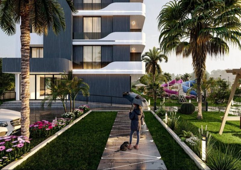 Štýlovo moderné apartmány sa nachádzajú v Erdemli, Mersin APM - 11