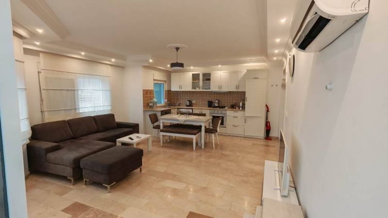 Plne zariadený 2+1 byt s výhľadom na more Alanya Tosmur APM - 4