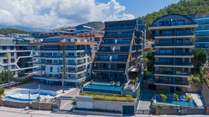 Prvotriedne bývanie s výhľadom na more Alanya Kargıcak  APM - 3