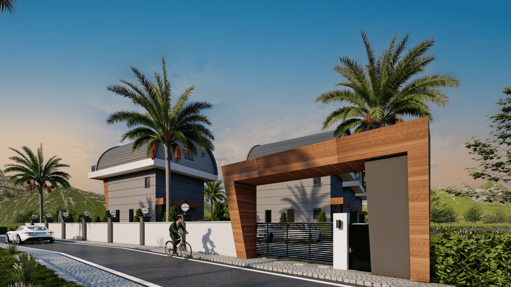 Novopostavené vily len 300 metrov od pláže Alanya - Payallar, Turecko APM - 2
