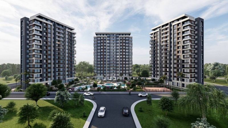 Nehnuteľnosti v komplexe s bazénom v blízkosti mora Mersin Erdemli Turecko APM - 7