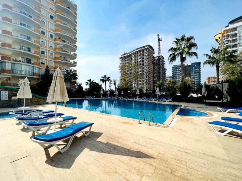 Zariadený byt s výhľadom na more na predaj Mahmutlar Alanya APM - 22