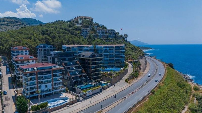 Prvotriedne bývanie s výhľadom na more Alanya Kargıcak APM - 2