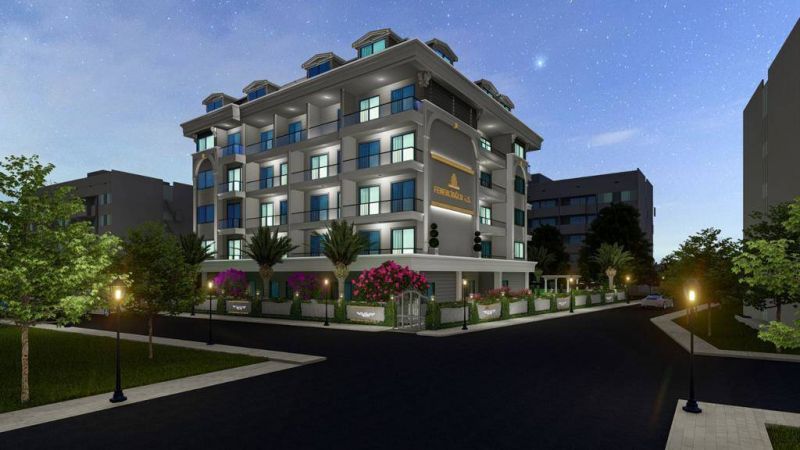 Novopostavené apartmány pri pláži Kleopatra, len 400 metrov od centra Alanye APM - 4