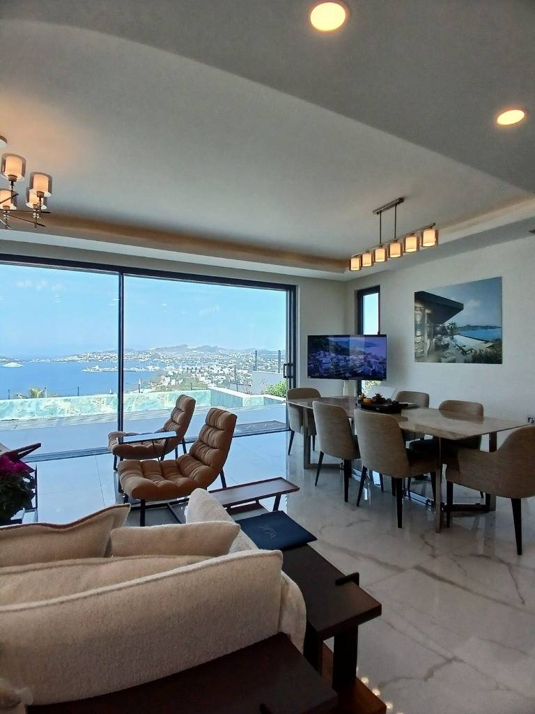 Luxusná vila 4+1 s hosťovským apartmánom Bodrum Yalıkavak APM - 4