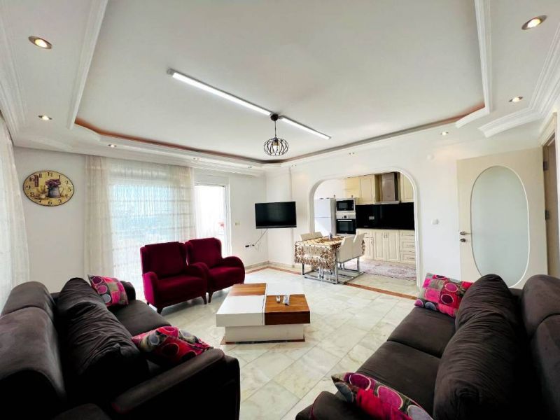 Zariadený byt s výhľadom na more na predaj Mahmutlar Alanya APM - 8