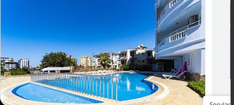 Plne zariadený 2+1 byt s výhľadom na more Alanya Tosmur APM - 11