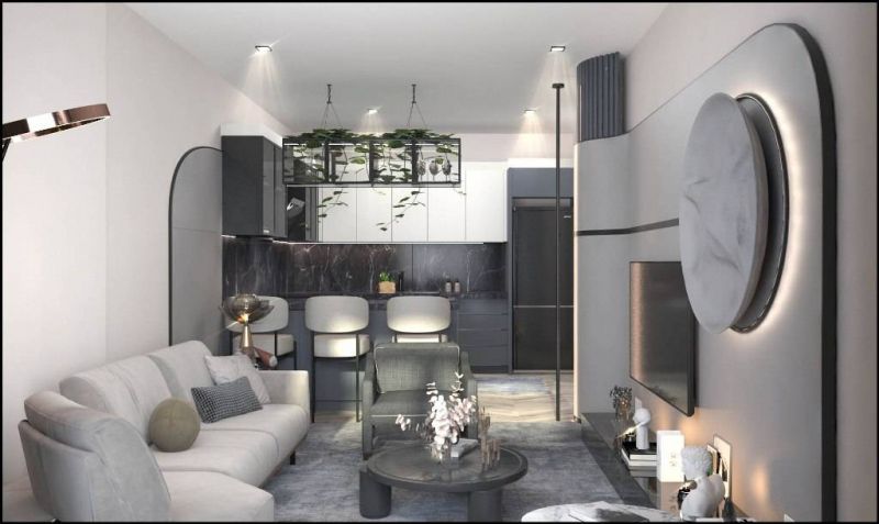 Štýlovo moderné apartmány sa nachádzajú v Erdemli, Mersin APM - 3
