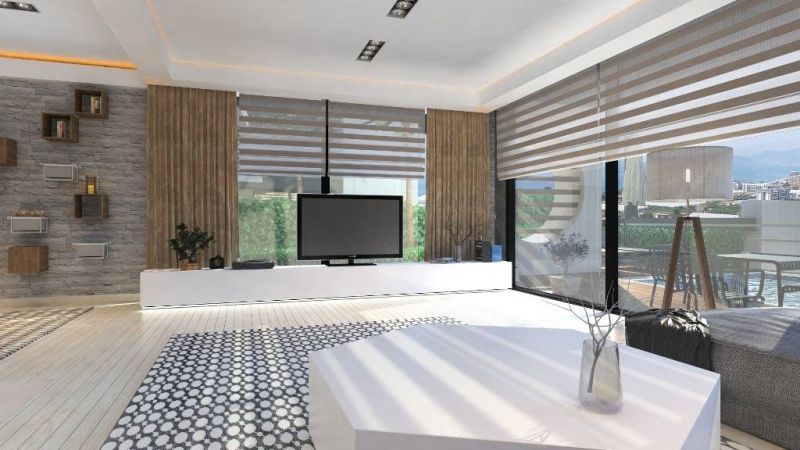 Vila pri Stredozemnom mori Alanya Kargicak - vlastná sauna a bazén APM - 6