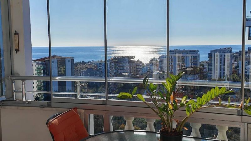 Plne zariadený 2+1 byt s výhľadom na more Alanya Tosmur APM - 6