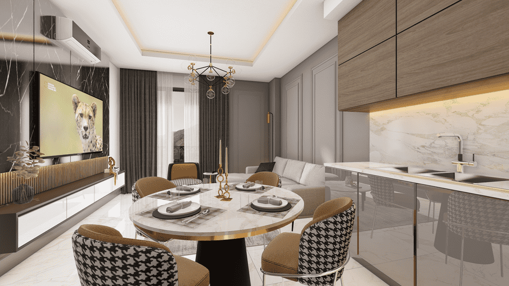 Nové rekreačné apartmány na predaj v Turecku, časť Alanya Oba APM - 4