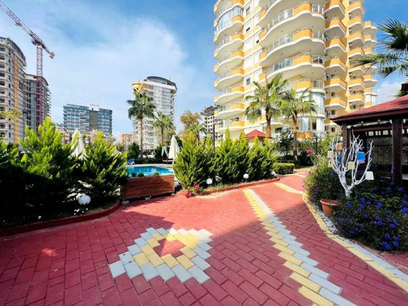 Zariadený byt s výhľadom na more na predaj Mahmutlar Alanya APM - 2